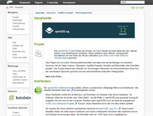 Tablet Screenshot of de.opensuse.org