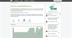 Desktop Screenshot of build.opensuse.org