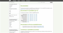 Desktop Screenshot of doc.opensuse.org